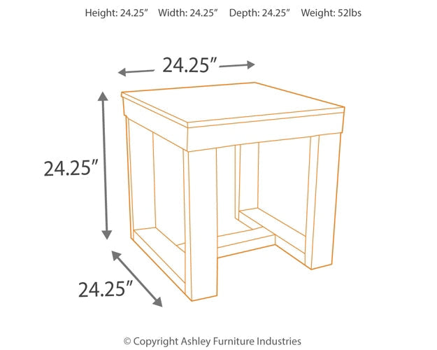 Watson Coffee Table with 2 End Tables at Walker Mattress and Furniture Locations in Cedar Park and Belton TX.