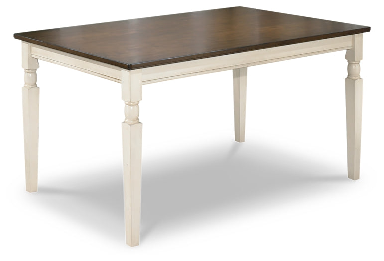 Whitesburg Dining Table and 4 Chairs at Walker Mattress and Furniture Locations in Cedar Park and Belton TX.