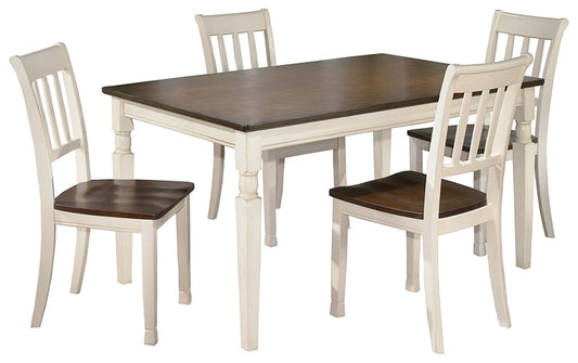 Whitesburg Dining Table and 4 Chairs at Walker Mattress and Furniture Locations in Cedar Park and Belton TX.