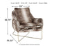 Wildau Accent Chair at Walker Mattress and Furniture Locations in Cedar Park and Belton TX.