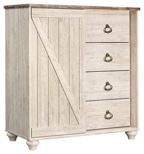 Willowton Dressing Chest at Walker Mattress and Furniture Locations in Cedar Park and Belton TX.