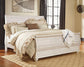 Willowton Queen Sleigh Bed at Walker Mattress and Furniture Locations in Cedar Park and Belton TX.