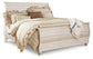 Willowton Queen Sleigh Bed at Walker Mattress and Furniture Locations in Cedar Park and Belton TX.