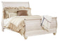 Willowton Queen Sleigh Bed with Dresser at Walker Mattress and Furniture Locations in Cedar Park and Belton TX.