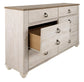 Willowton Six Drawer Dresser at Walker Mattress and Furniture Locations in Cedar Park and Belton TX.