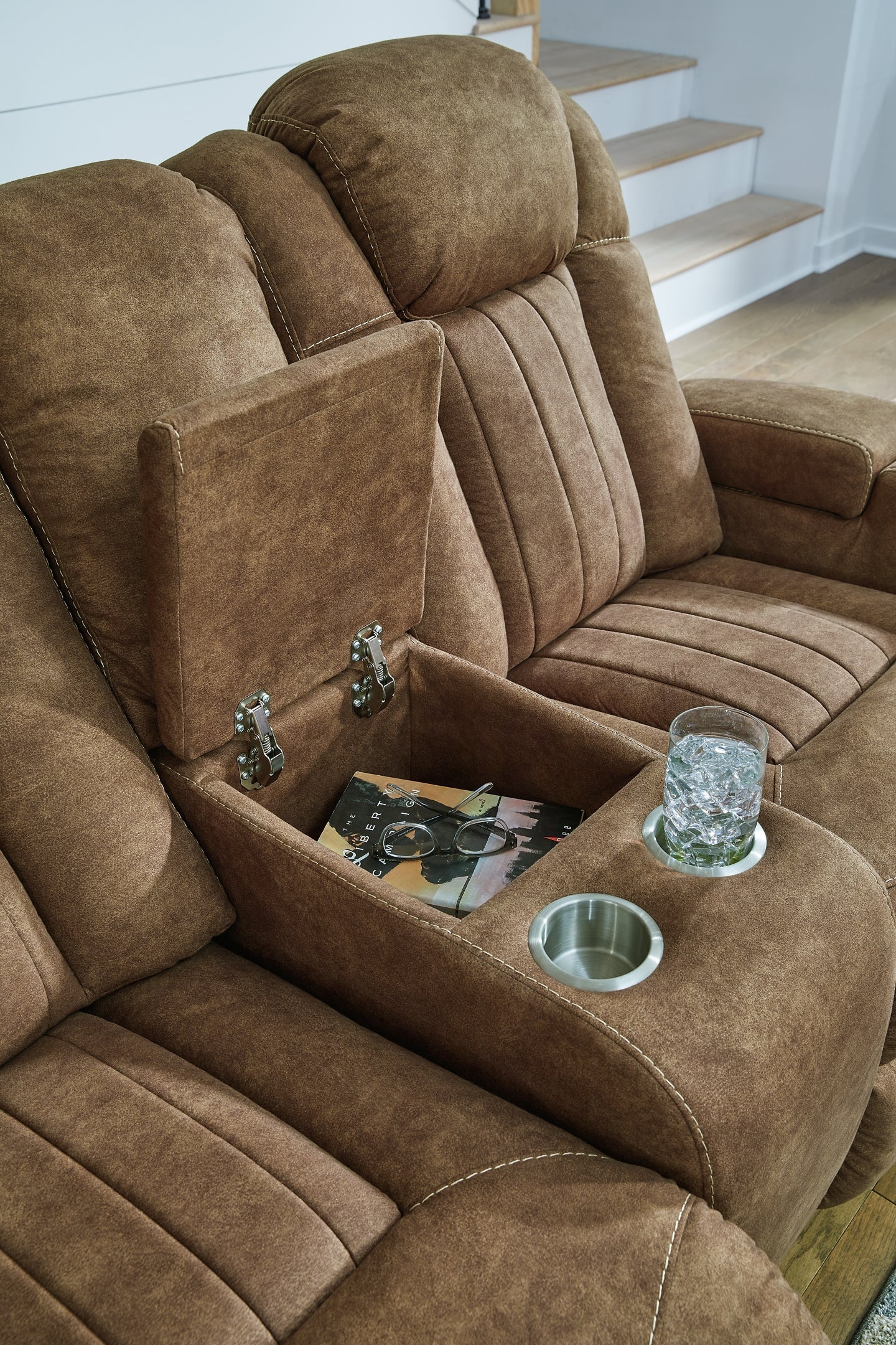 Wolfridge Sofa and Loveseat at Walker Mattress and Furniture Locations in Cedar Park and Belton TX.
