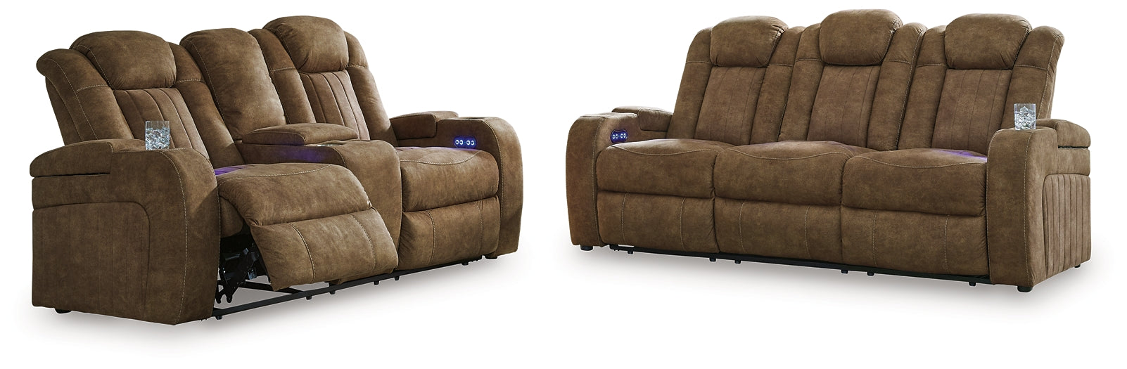 Wolfridge Sofa and Loveseat at Walker Mattress and Furniture Locations in Cedar Park and Belton TX.