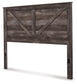 Wynnlow King Crossbuck Panel Bed with Mirrored Dresser, Chest and Nightstand at Walker Mattress and Furniture Locations in Cedar Park and Belton TX.