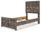Wynnlow Queen Crossbuck Panel Bed at Walker Mattress and Furniture Locations in Cedar Park and Belton TX.