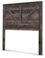 Wynnlow Queen Crossbuck Panel Bed with Mirrored Dresser, Chest and Nightstand at Walker Mattress and Furniture Locations in Cedar Park and Belton TX.