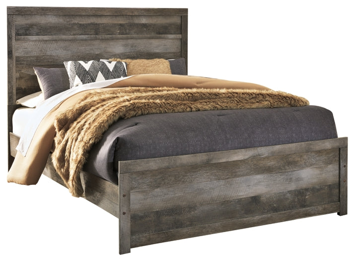 Wynnlow Queen Panel Bed at Walker Mattress and Furniture Locations in Cedar Park and Belton TX.
