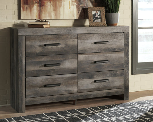 Wynnlow Six Drawer Dresser at Walker Mattress and Furniture Locations in Cedar Park and Belton TX.