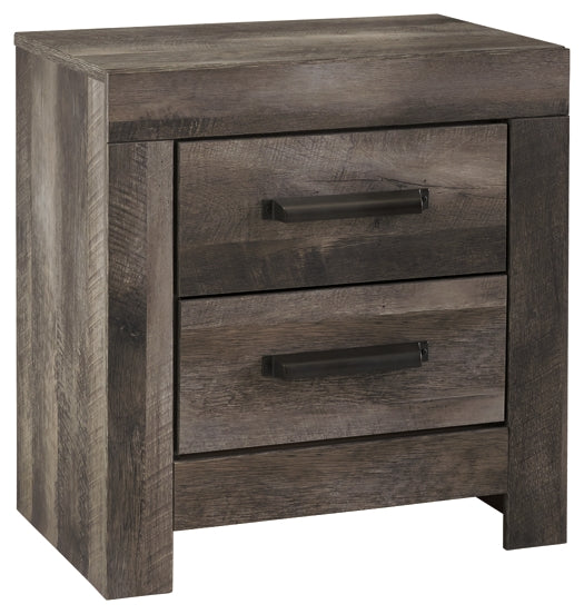 Wynnlow Two Drawer Night Stand at Walker Mattress and Furniture Locations in Cedar Park and Belton TX.