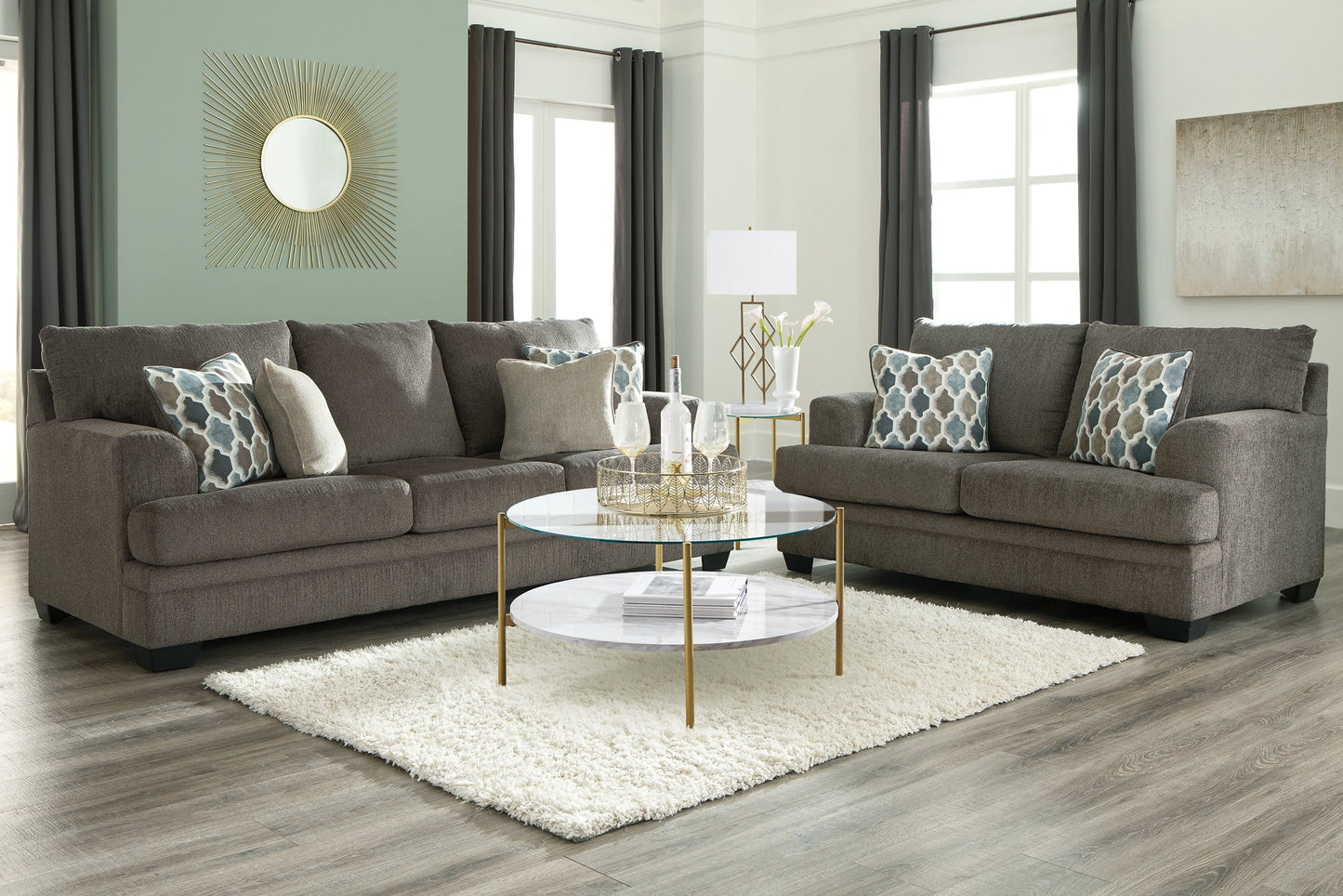 Wynora Coffee Table with 2 End Tables at Walker Mattress and Furniture Locations in Cedar Park and Belton TX.