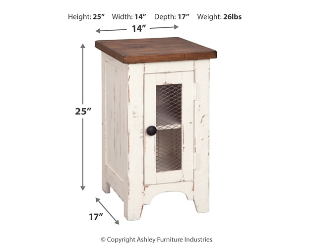 Wystfield 2 End Tables at Walker Mattress and Furniture Locations in Cedar Park and Belton TX.