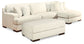 Zada 2-Piece Sectional with Ottoman at Walker Mattress and Furniture Locations in Cedar Park and Belton TX.
