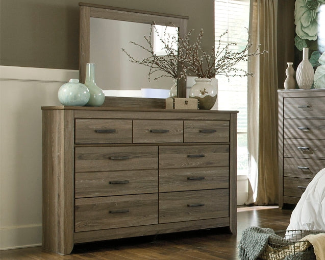 Zelen Dresser and Mirror at Walker Mattress and Furniture Locations in Cedar Park and Belton TX.