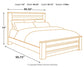 Zelen King Panel Bed with Mirrored Dresser and Chest at Walker Mattress and Furniture Locations in Cedar Park and Belton TX.