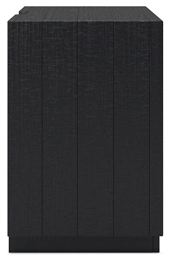 Londer Queen Panel Bed with Mirrored Dresser, Chest and Nightstand