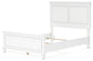 Fortman Full Panel Bed with Mirrored Dresser and Nightstand