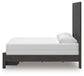 Fraluna Queen Panel Storage Bed with Mirrored Dresser and Chest