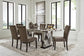 Jeshina Dining Table and 6 Chairs