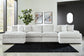 Stupendous 4-Piece Sectional with Double Chaise