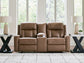 Mackmenville DBL Rec Loveseat w/Console