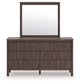 Pamytta Twin Panel Platform Bed, Dresser, Mirror, Chest and Nightstand