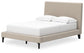 Cielden Full Upholstered Bed with Roll Slats, Dresser, Mirror, Chest and Nightstand