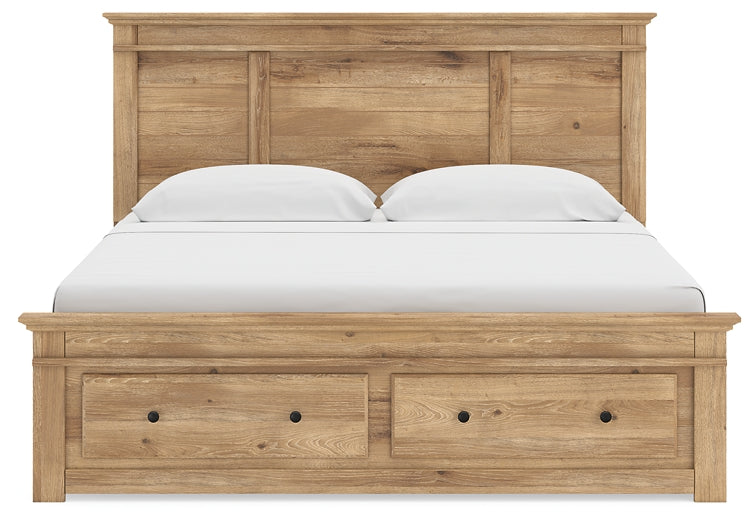 Makidern King Panel Storage Bed