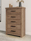 Oliandon Five Drawer Chest