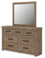 Oliandon Dresser and Mirror