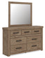Oliandon Dresser and Mirror