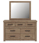 Oliandon Dresser and Mirror