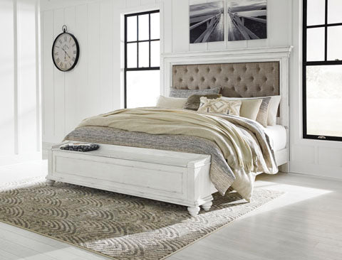Kanwyn King Upholstered Panel Storage Bed