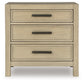 Calmoro Three Drawer Night Stand