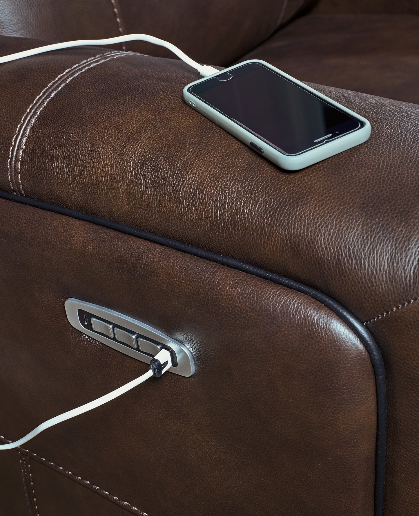 Gravier PWR REC Loveseat/CON/ADJ HDRST