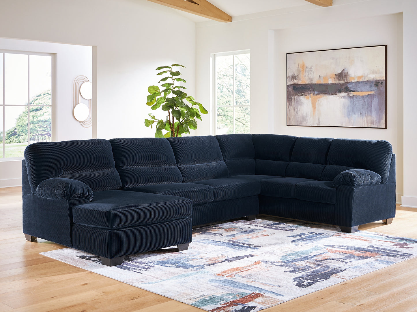 SimpleJoy 3-Piece Sectional with Chaise