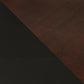 Two textured surfaces meet diagonally; the upper right is dark brown wood, echoing the Bennox DRM Counter Table Set (5/CN), while the lower left is smooth, matte black, reminiscent of faux leather dining set finishes.