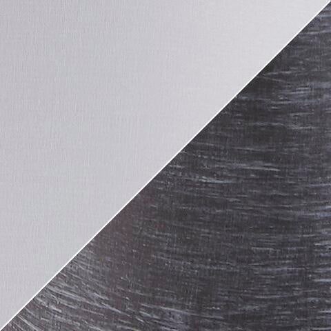 A diagonal split between a smooth light gray top left and a textured dark gray bottom right gives the Shavontae Poly Table Lamp (2/CN) its sleek, modern elegance with subtle contrasts, ideal for contemporary spaces.