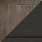 Split image shows two wood textures: top left with a weathered gray-brown finish, bottom right in a smoother, dark brown to black tone—highlighting the versatility of the Tyler Creek Chair Side End Table.