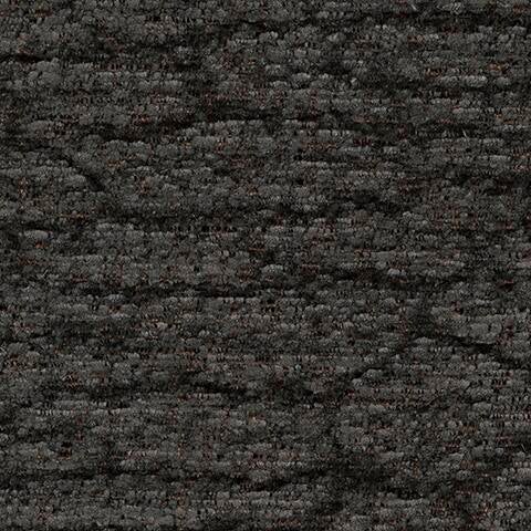 Close-up of the Tracling Oversized Accent Ottoman’s slate gray fabric surface, showcasing a textured, uneven pattern with subtle grey and black variations—ideal for contemporary spaces.