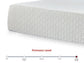 Close-up of the Chime 12 Inch Memory Foam Mattress featuring a diamond-patterned cover; the firmness scale below rates this mattress as ultra plush.