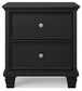 Lanolee Two Drawer Night Stand