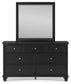 Lanolee Dresser and Mirror