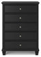 Lanolee Five Drawer Chest