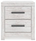 Cayboni Two Drawer Night Stand