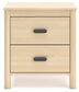 Cabinella Two Drawer Night Stand
