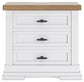 Ashbryn Three Drawer Night Stand